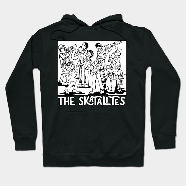 The Skatalites tshirt band dark collor Hoodie by ROCKHOPPER